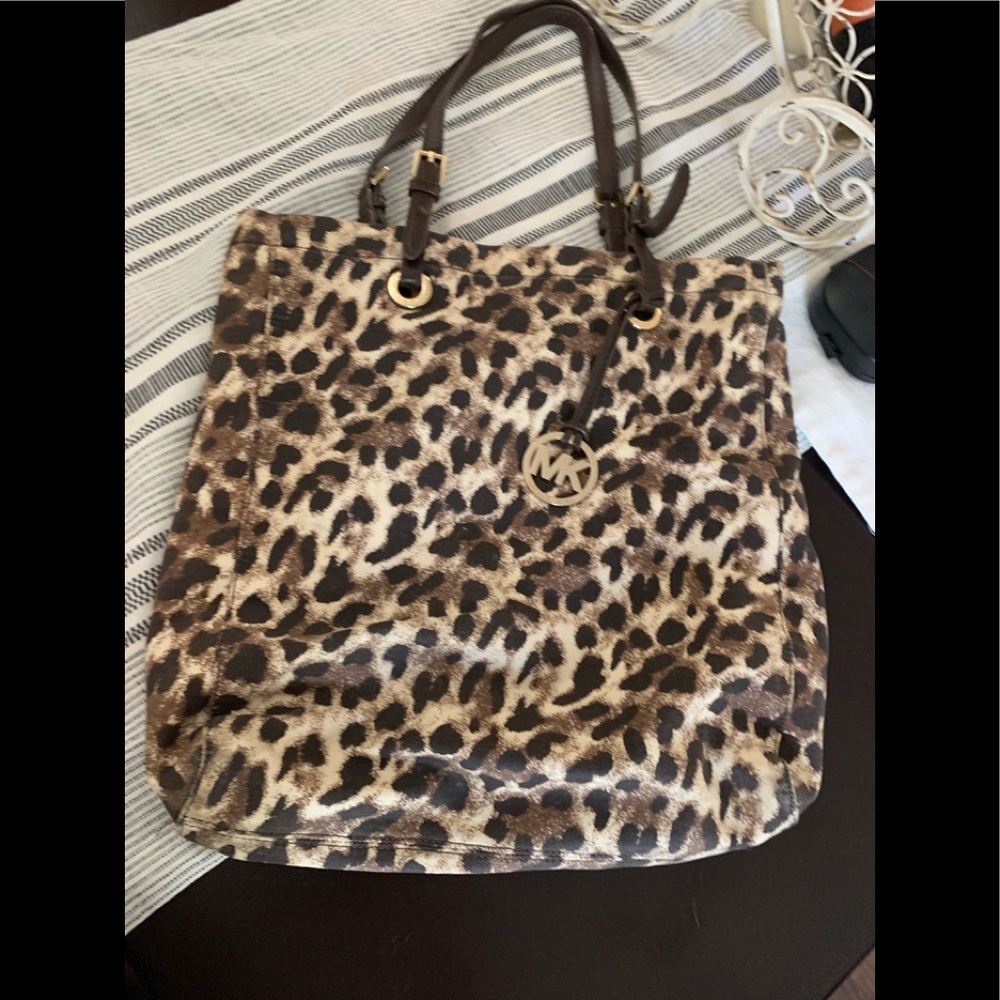 Leopard Print Tote